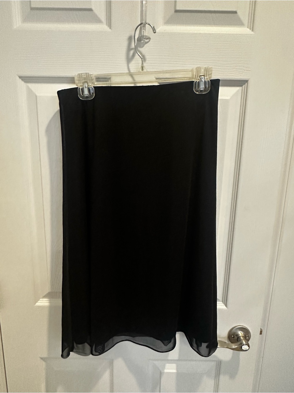 Halogen Black Midi A-Line Skirt